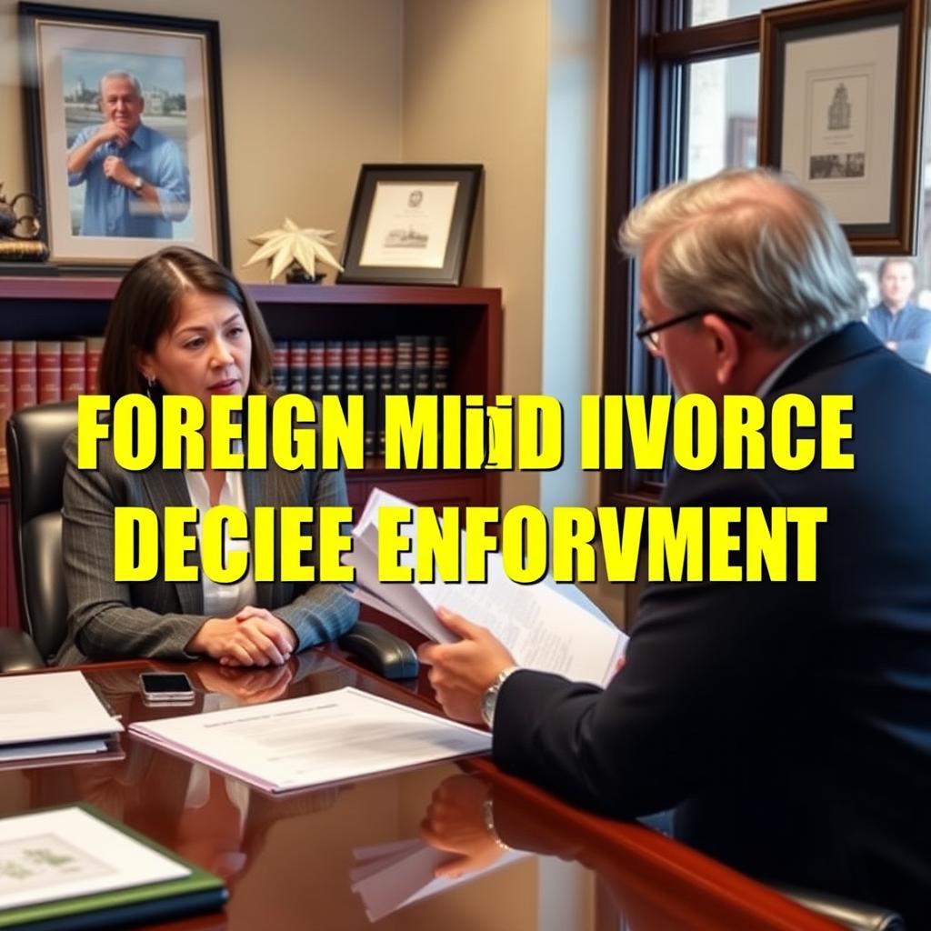 Foreign Divorce Decree Enforcement Lawyer Chesterfield County